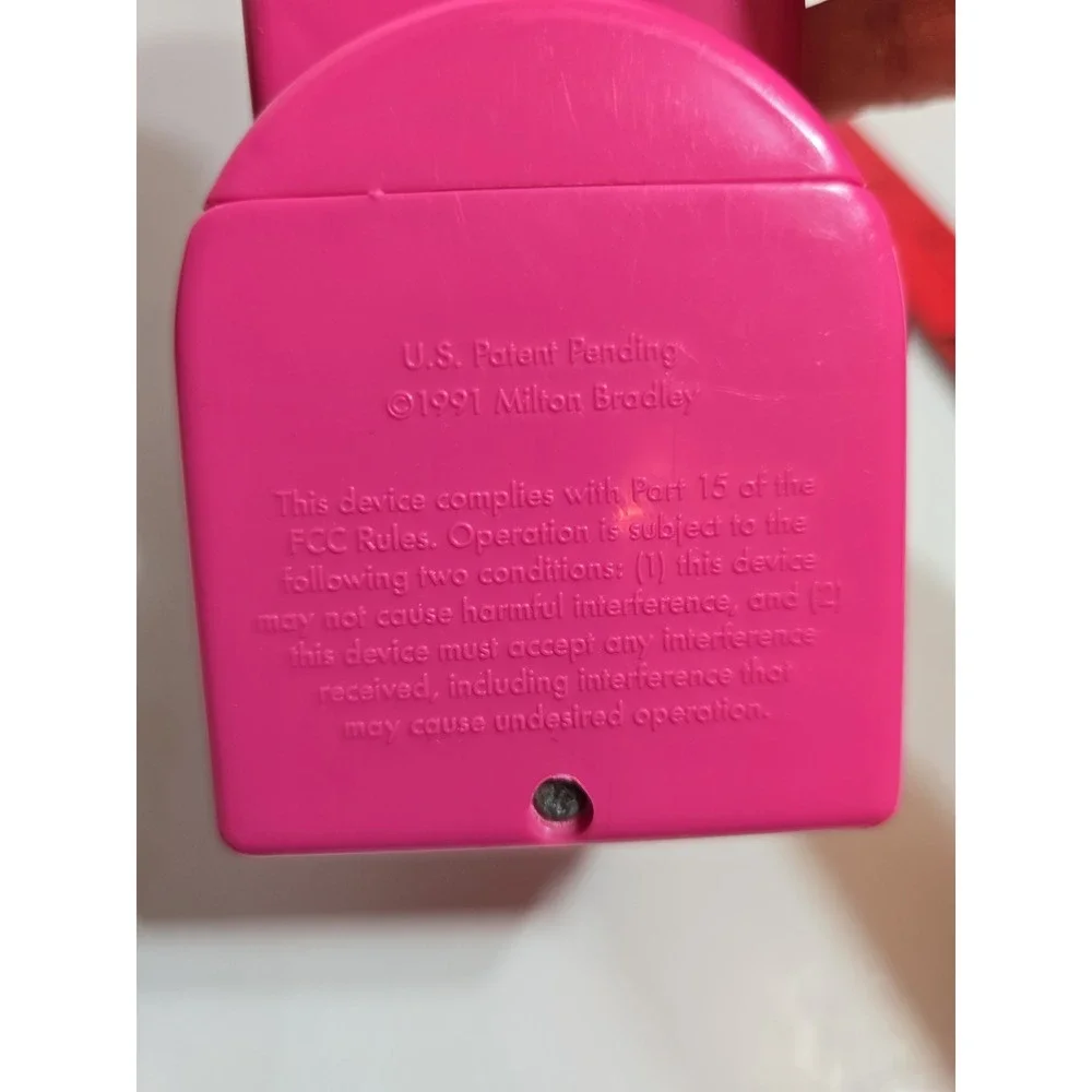 1991 Electronic Dream Phone Game Pink Original Replacement Phone Tested Working